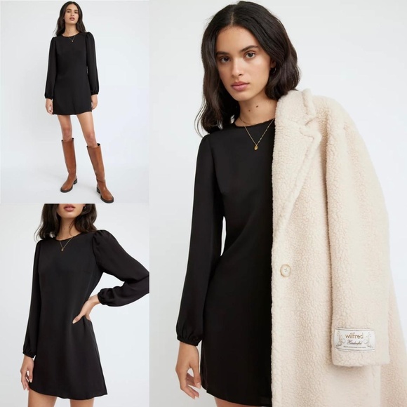 Aritzia Wilfred⎜MARIE DRESS⎜BLACK - Picture 1 of 12